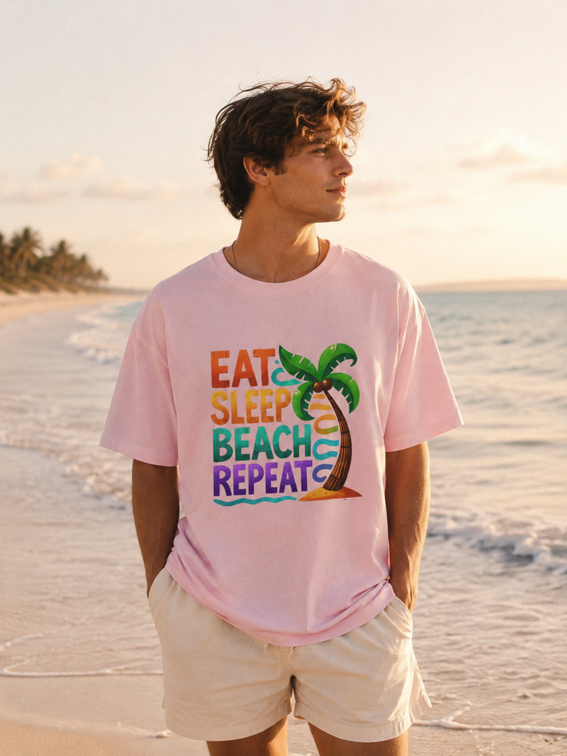 Eat Sleep Beach Repeat T-Shirt — image 6 of 11