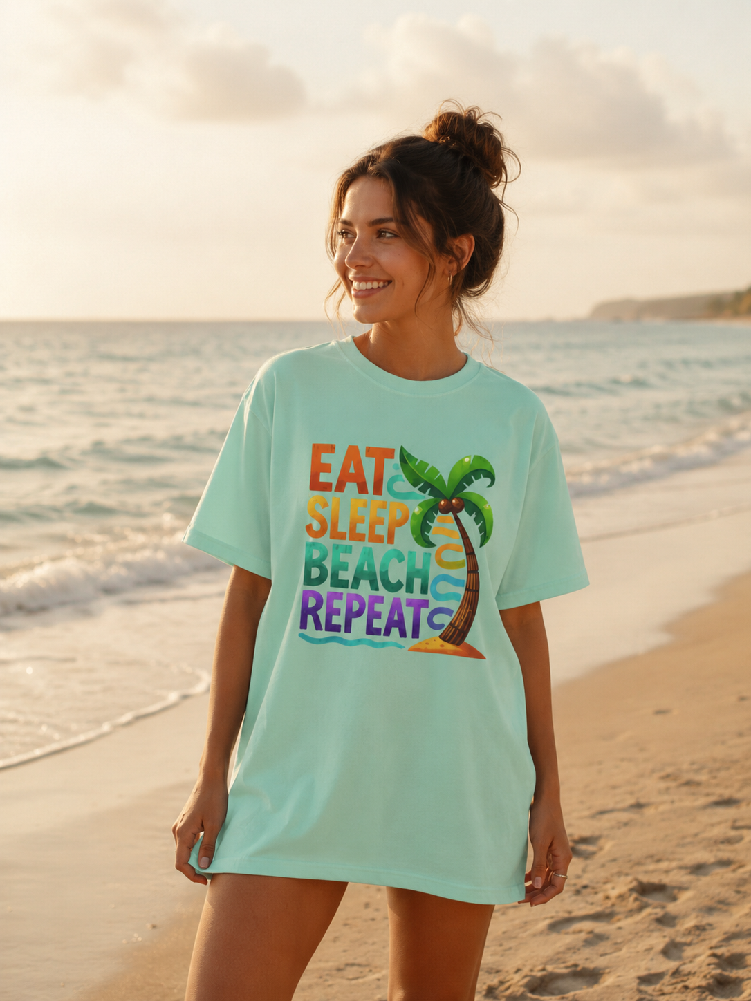Eat Sleep Beach Repeat T-Shirt