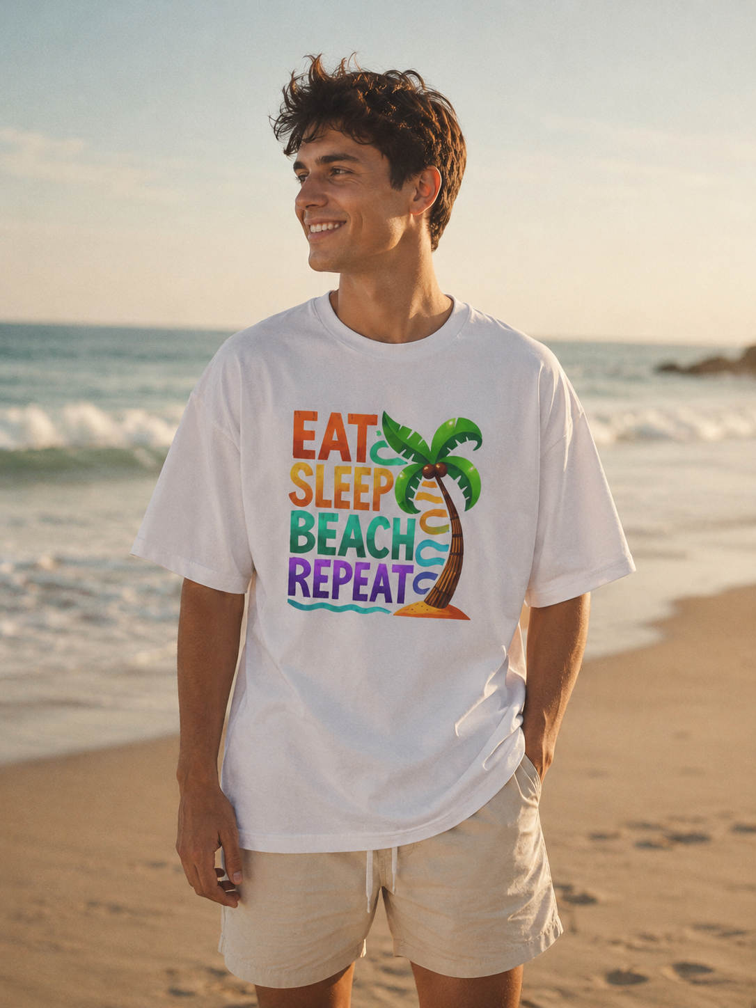 Eat Sleep Beach Repeat T-Shirt