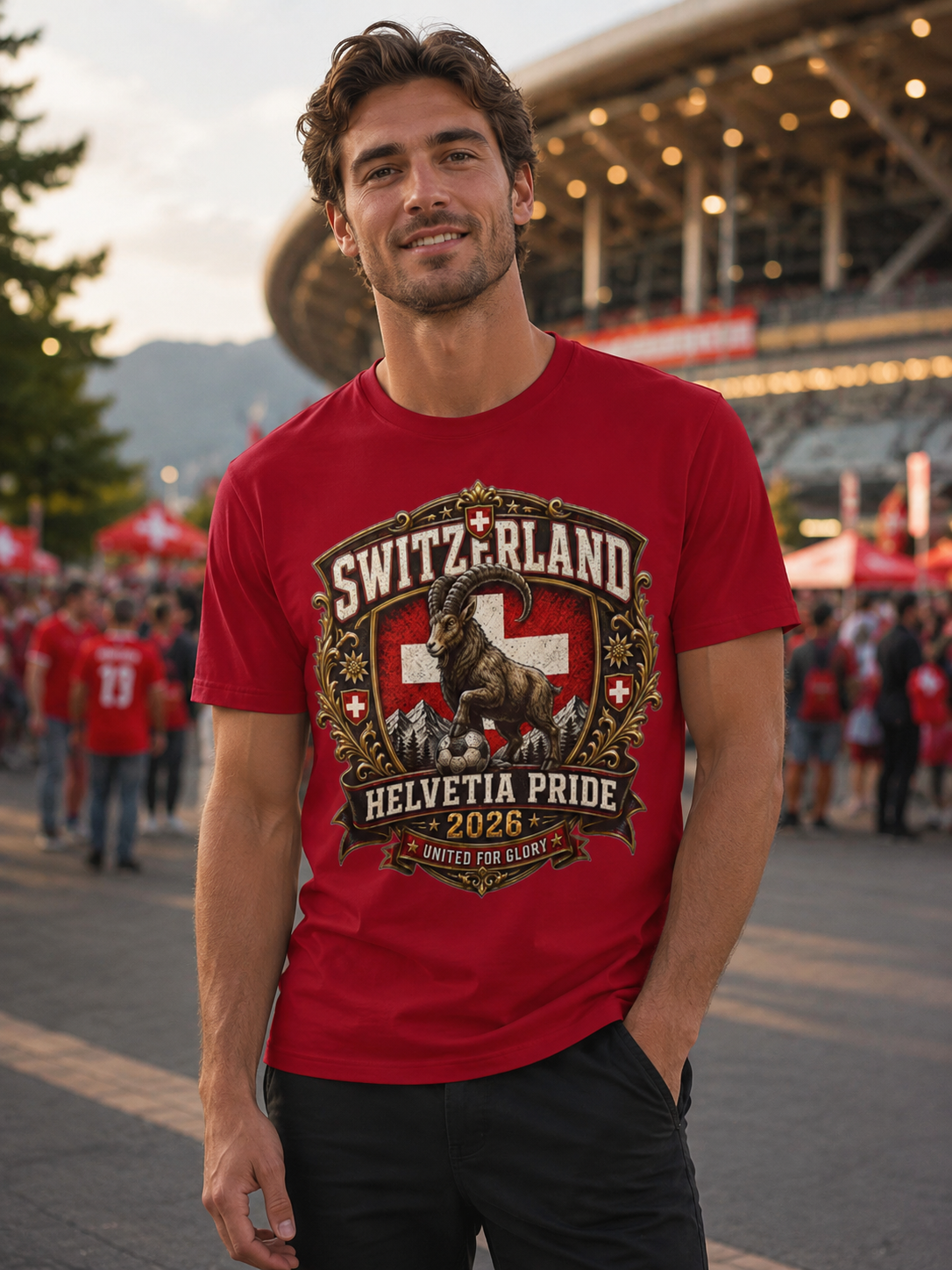Switzerland Helvetia Pride T‑Shirt