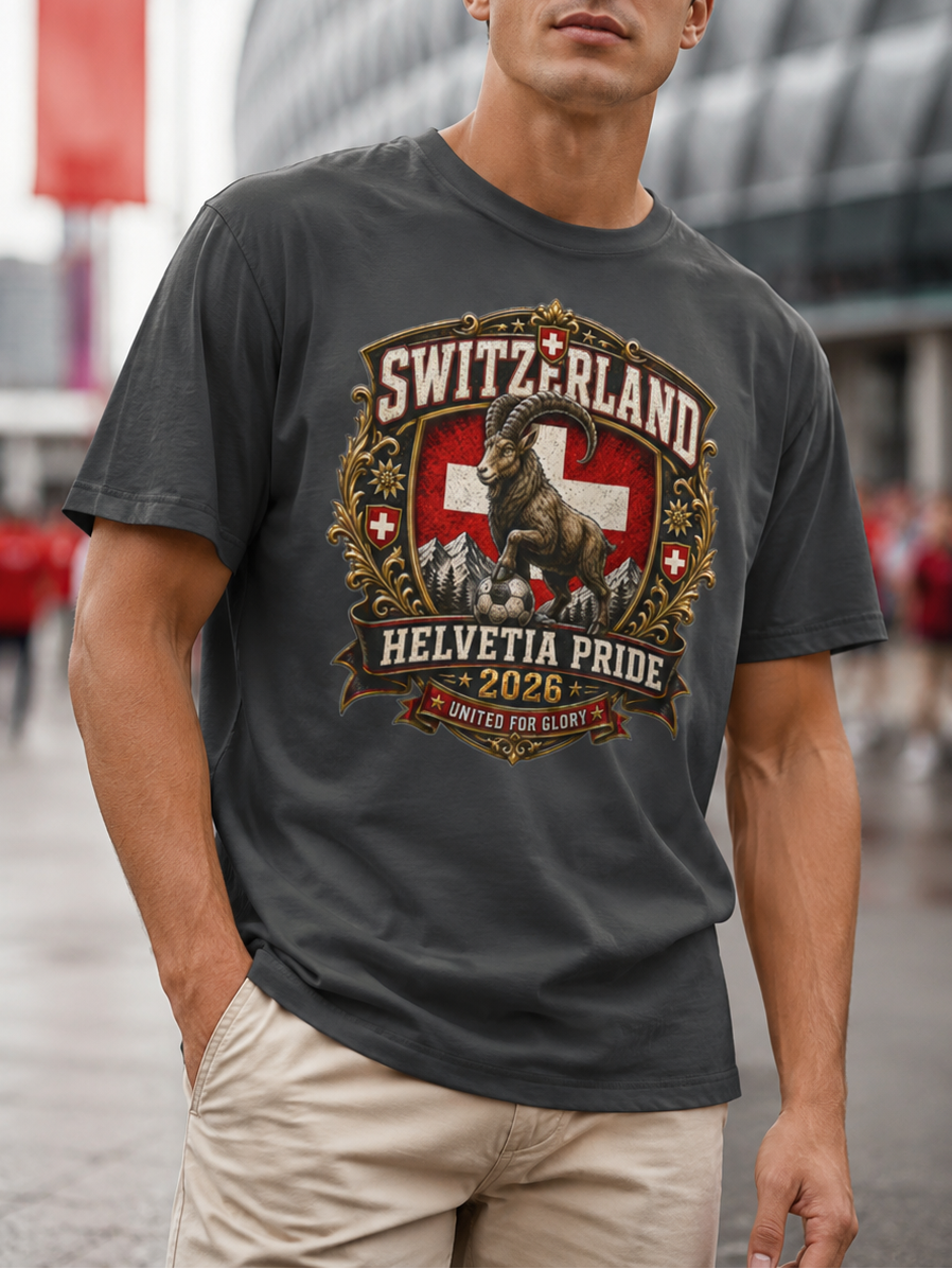 Switzerland Helvetia Pride T‑Shirt