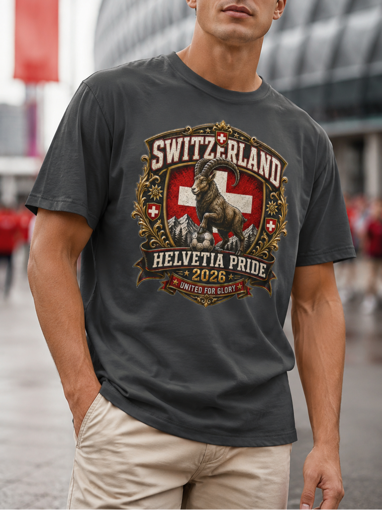 Switzerland Helvetia Pride T‑Shirt