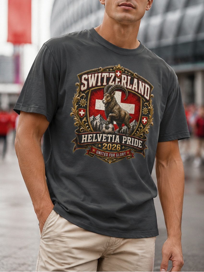 Switzerland Helvetia Pride T‑Shirt