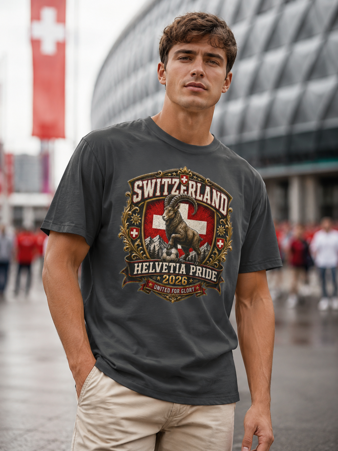 Switzerland Helvetia Pride T‑Shirt
