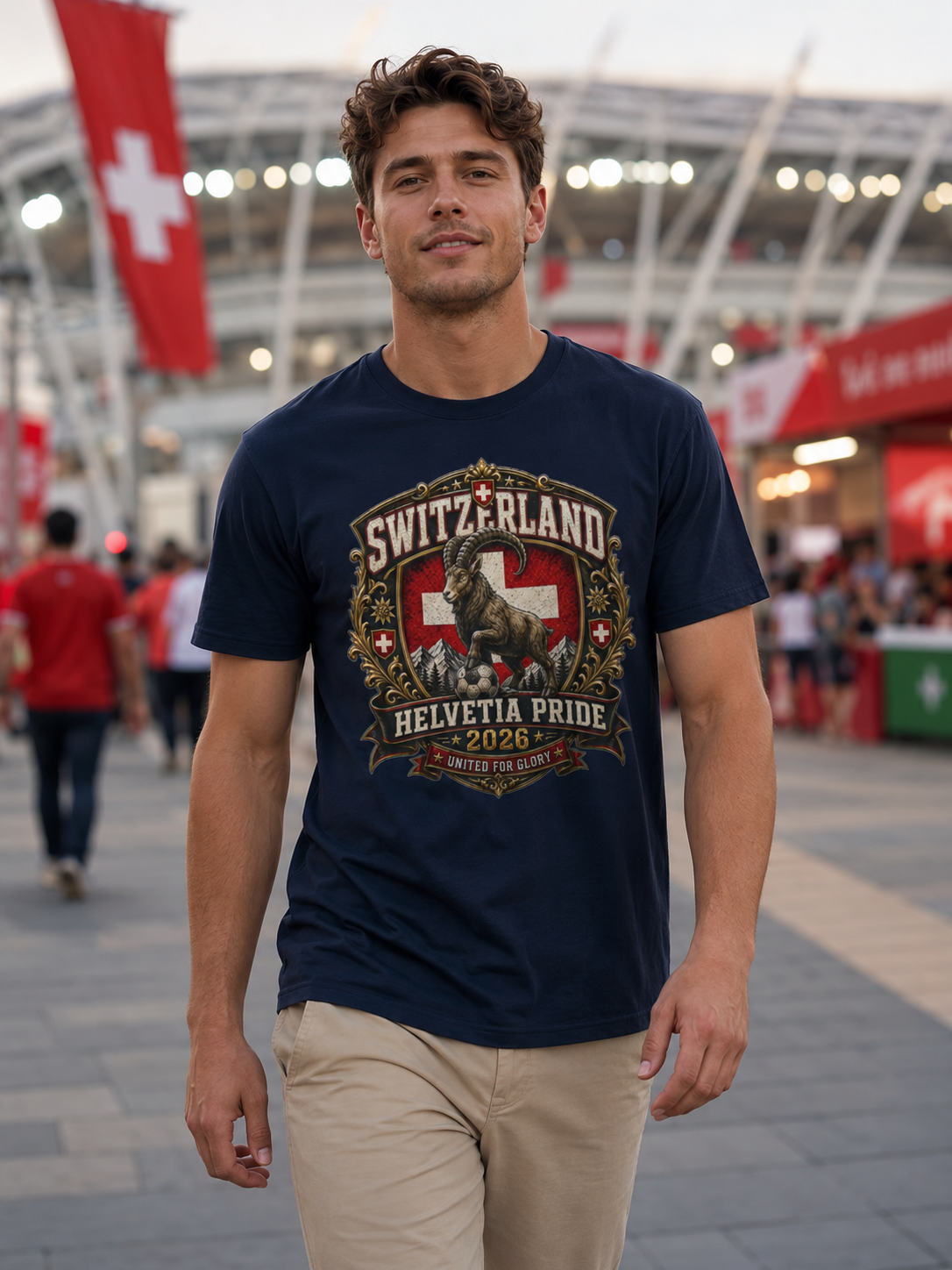Switzerland Helvetia Pride T‑Shirt