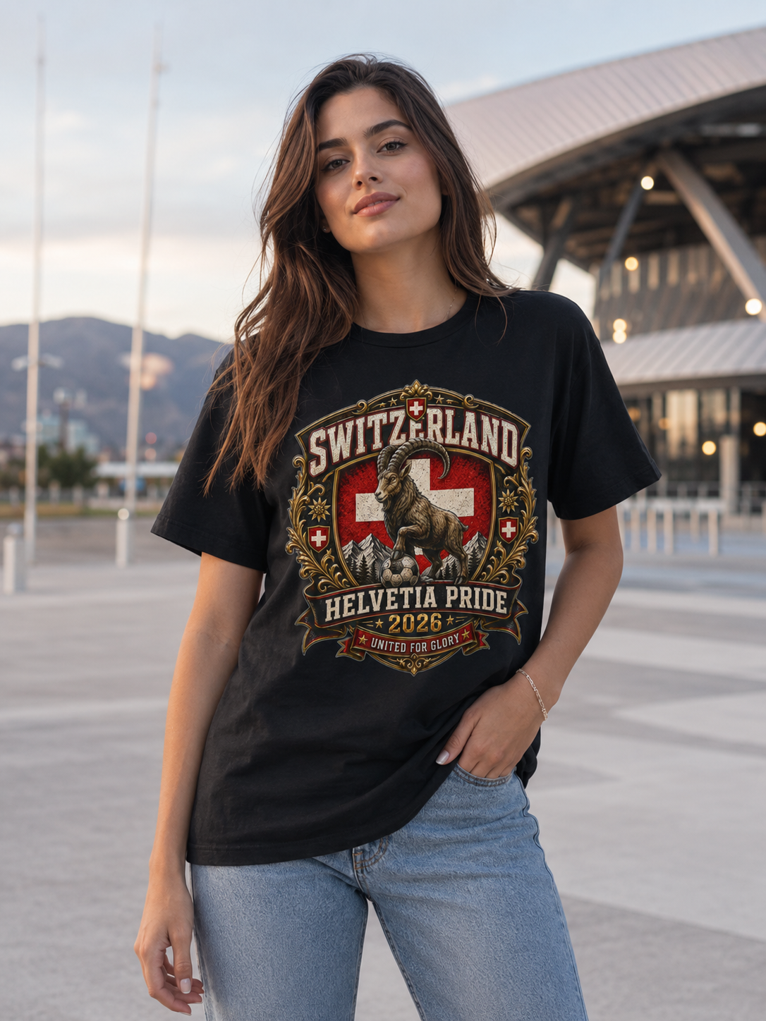 Switzerland Helvetia Pride T‑Shirt