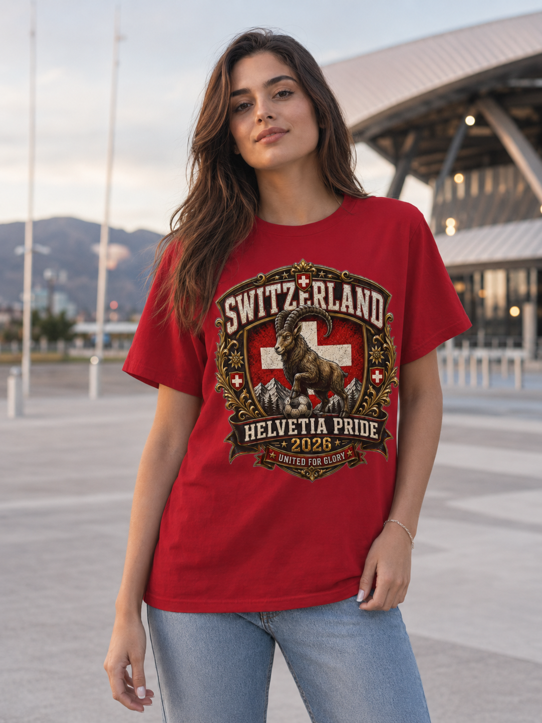 Switzerland Helvetia Pride T‑Shirt