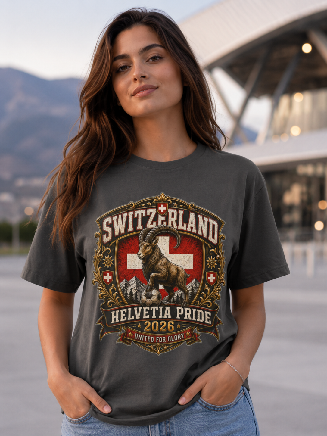 Switzerland Helvetia Pride T‑Shirt