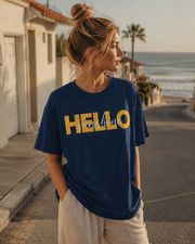 Hello Sunshine Bold Graphic T-Shirt