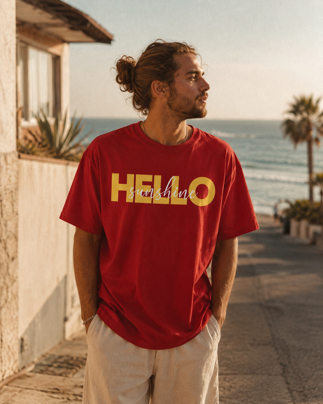 Hello Sunshine Bold Graphic T-Shirt