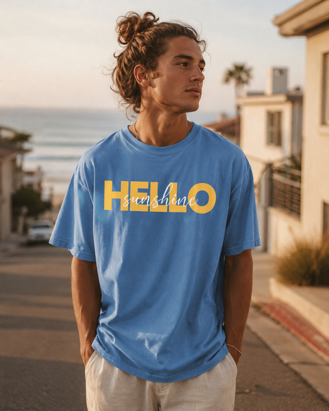 Hello Sunshine Bold Graphic T-Shirt