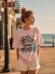 Beach Is My Happy Place T-Shirt
