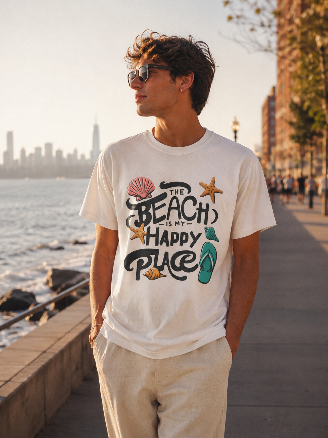 Beach Is My Happy Place T-Shirt