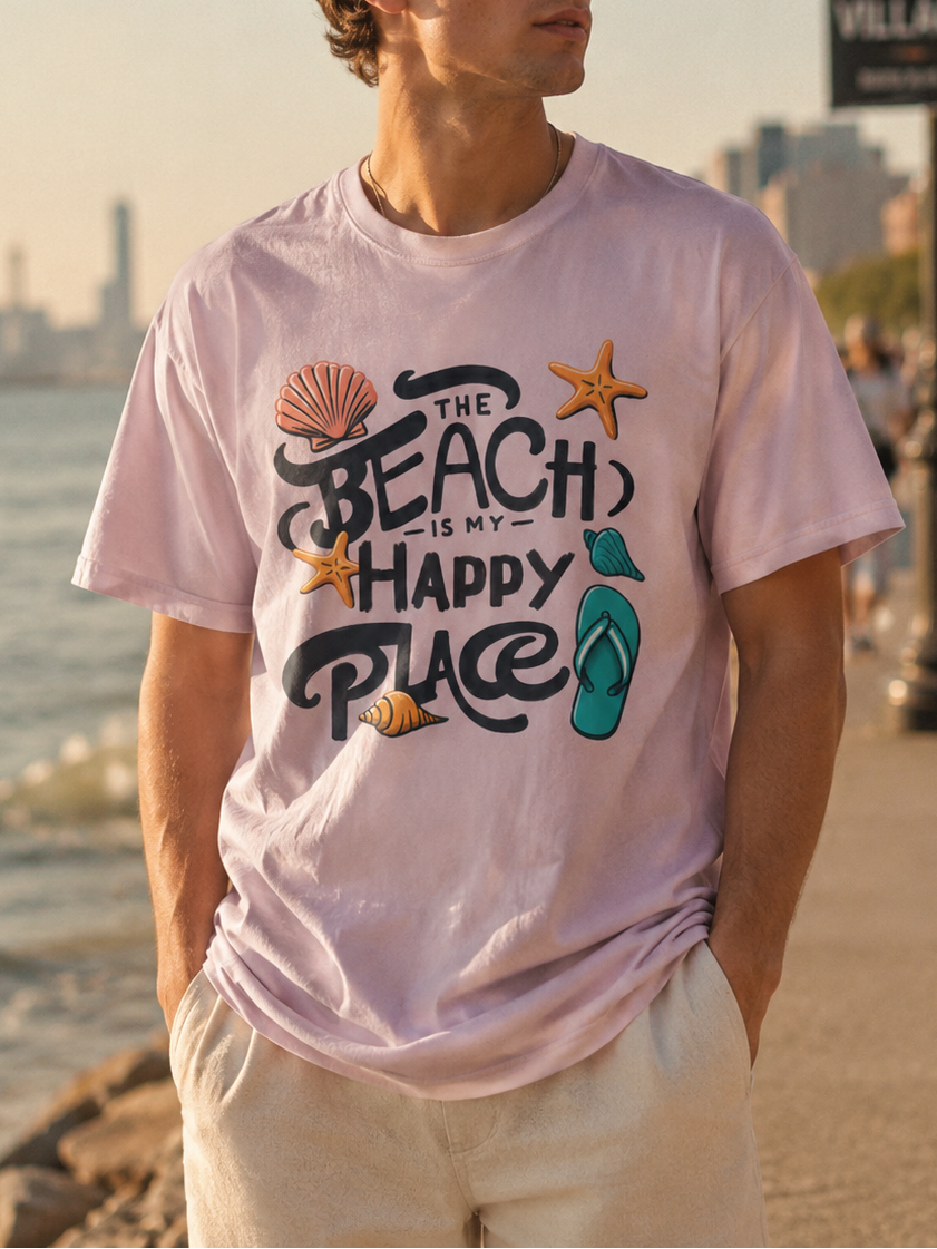 Beach Is My Happy Place T-Shirt