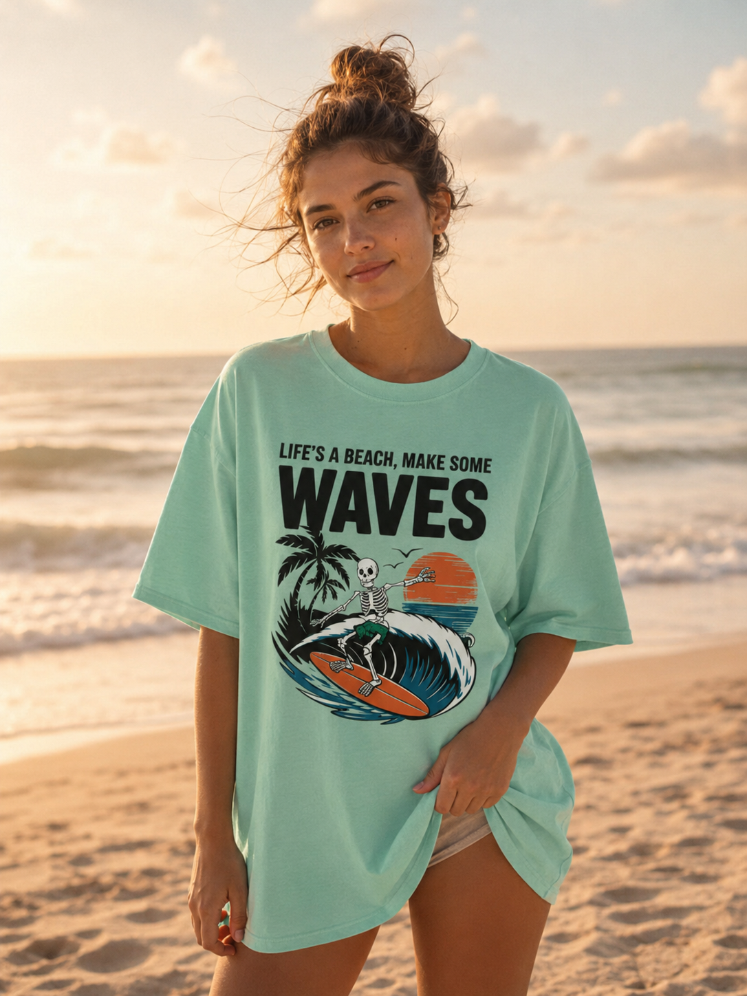 Life's a Beach, Make Some Waves T-Shirt