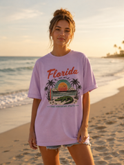 Florida The Sunshine State Retro Beach T-Shirt