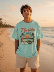 Florida The Sunshine State Retro Beach T-Shirt