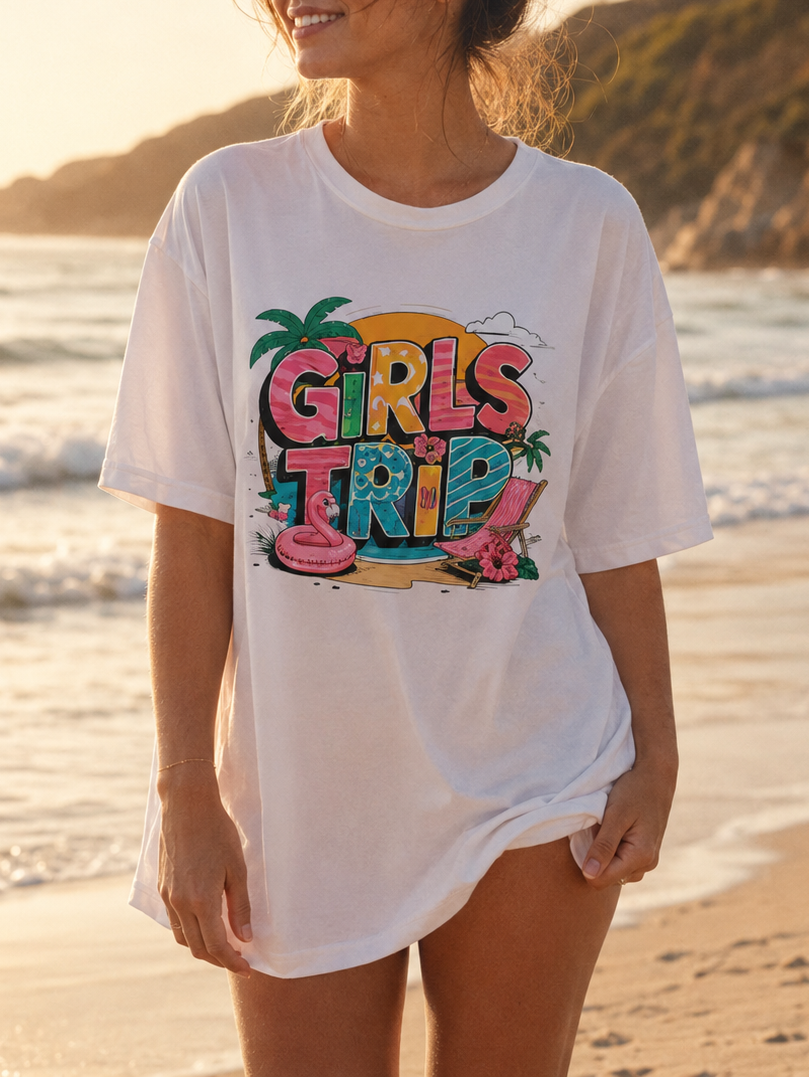 Girls Trip Beach Vacation T-Shirt