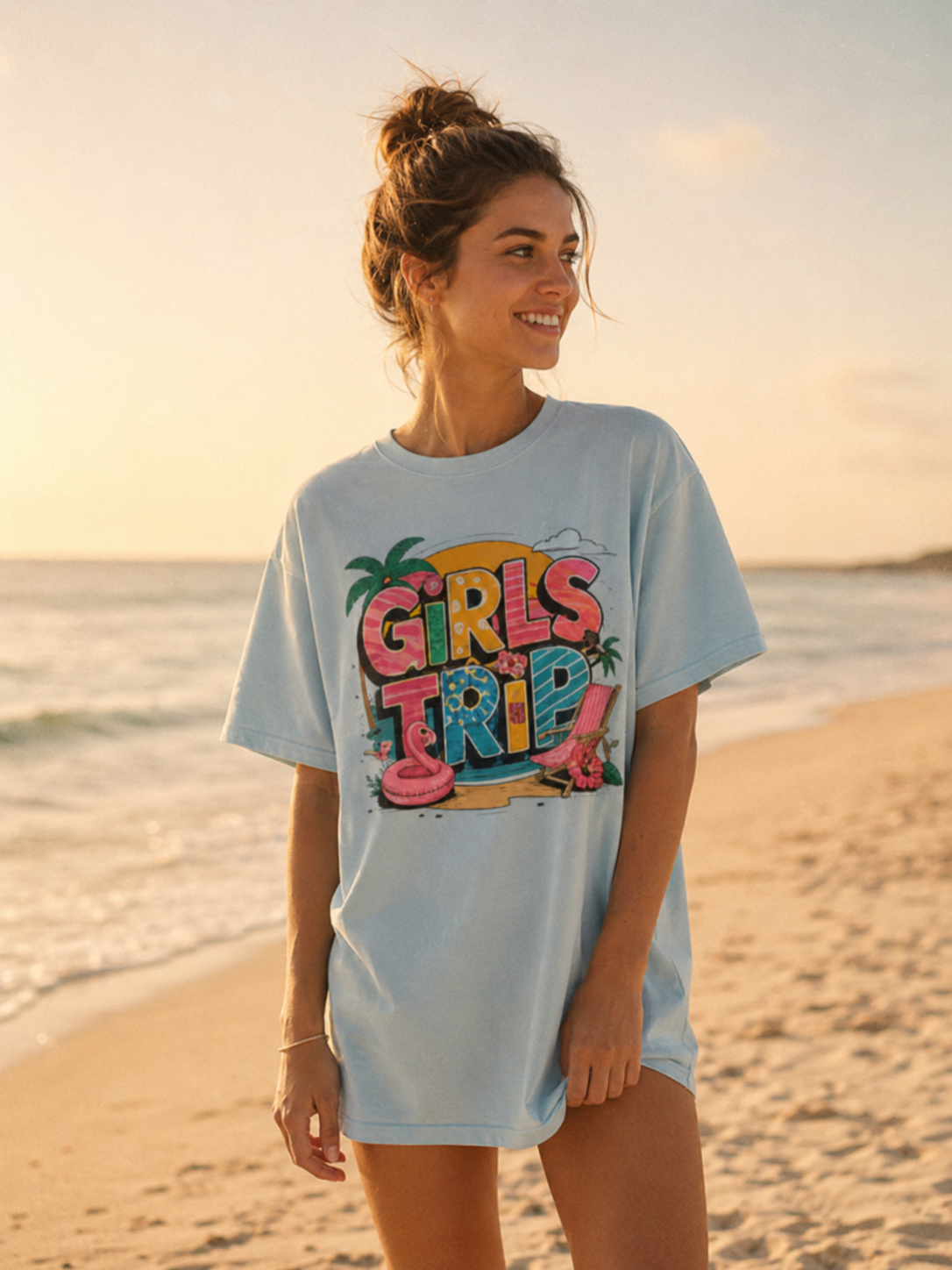 Girls Trip Beach Vacation T-Shirt