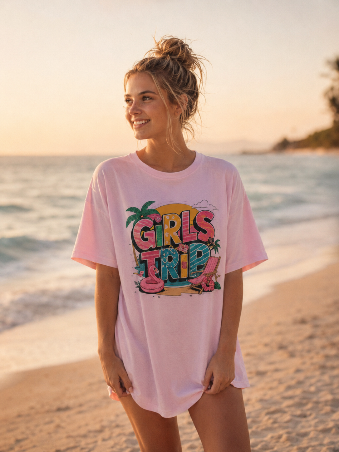 Girls Trip Beach Vacation T-Shirt