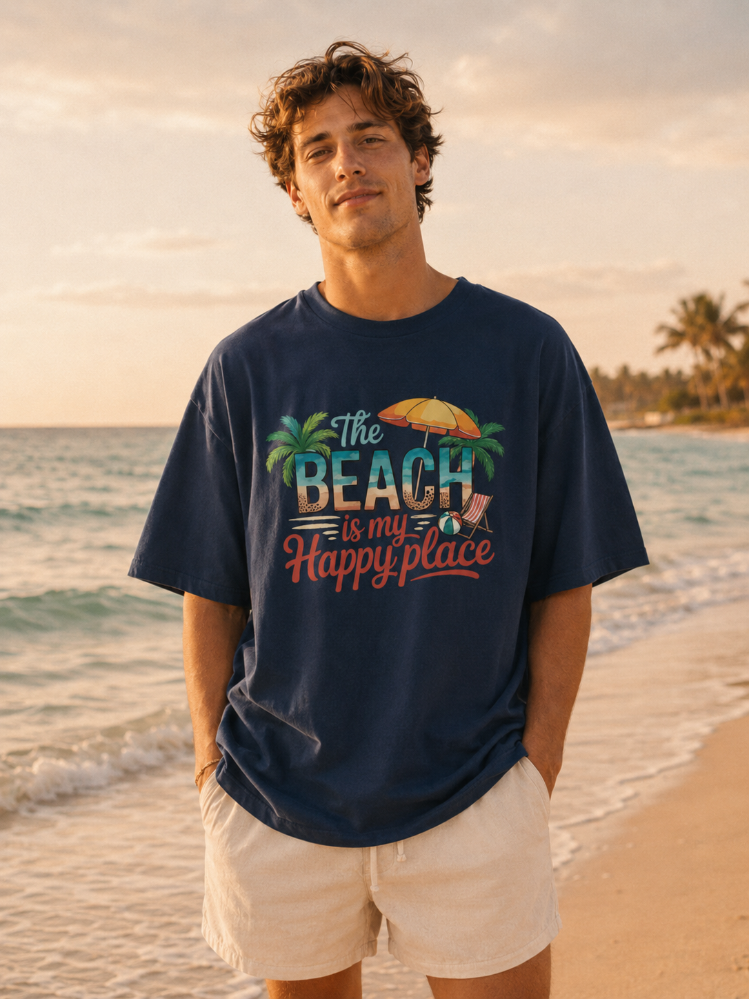 Beach Is My Happy Place T-Shirt