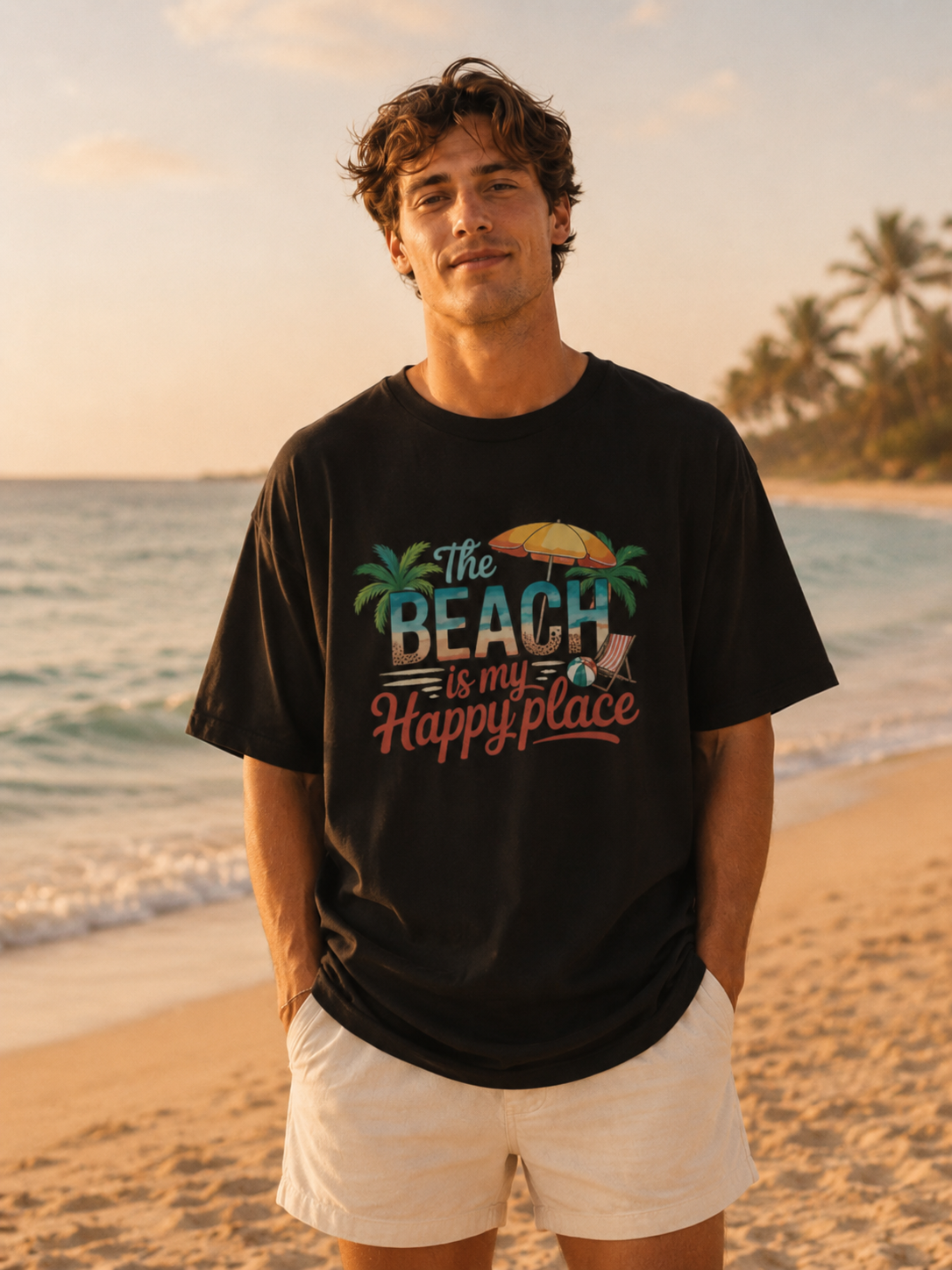Beach Is My Happy Place T-Shirt