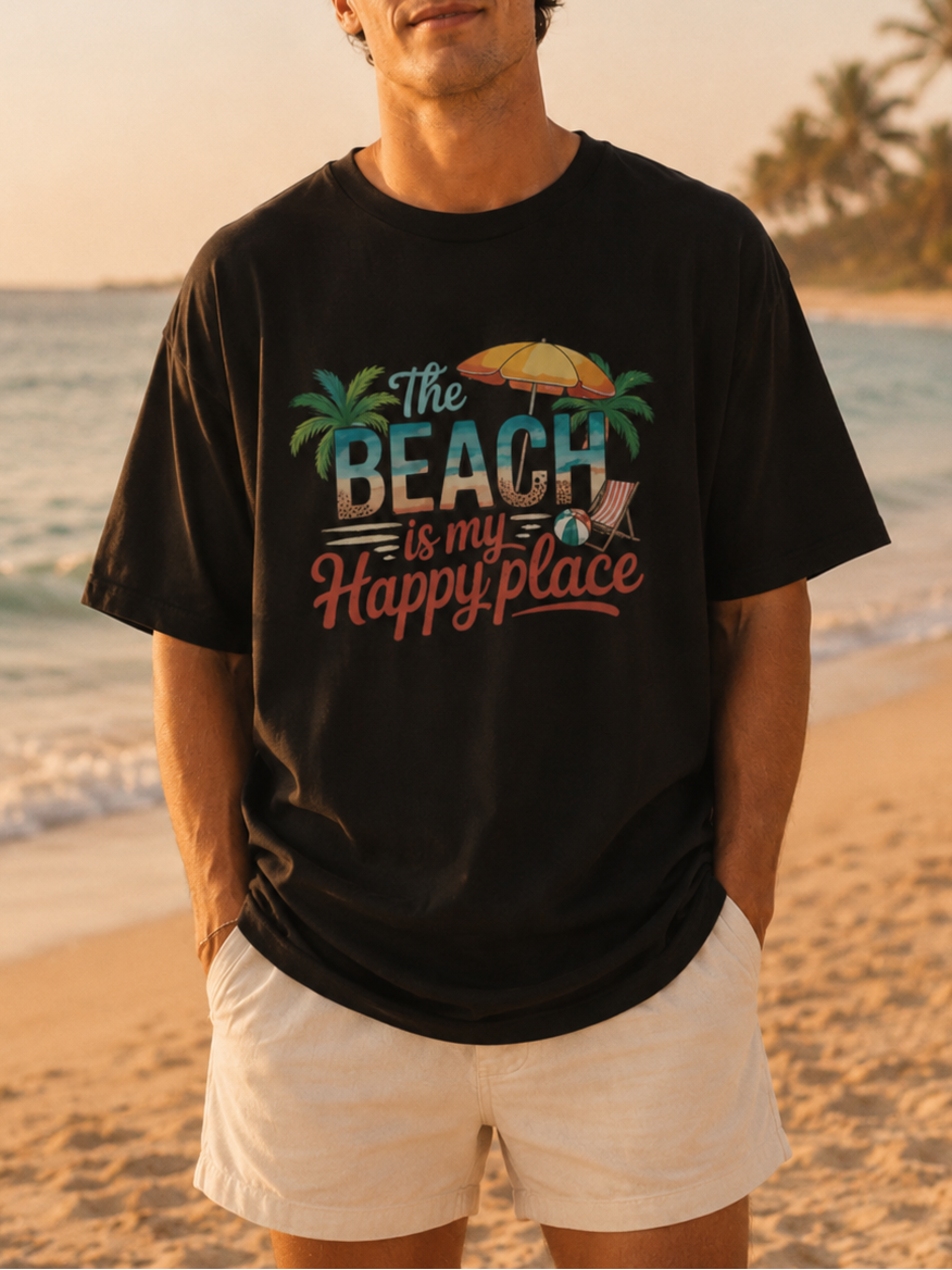 Beach Is My Happy Place T-Shirt