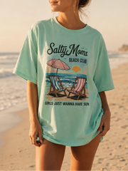 Salty Moms Beach Club T-Shirt