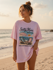Salty Moms Beach Club T-Shirt