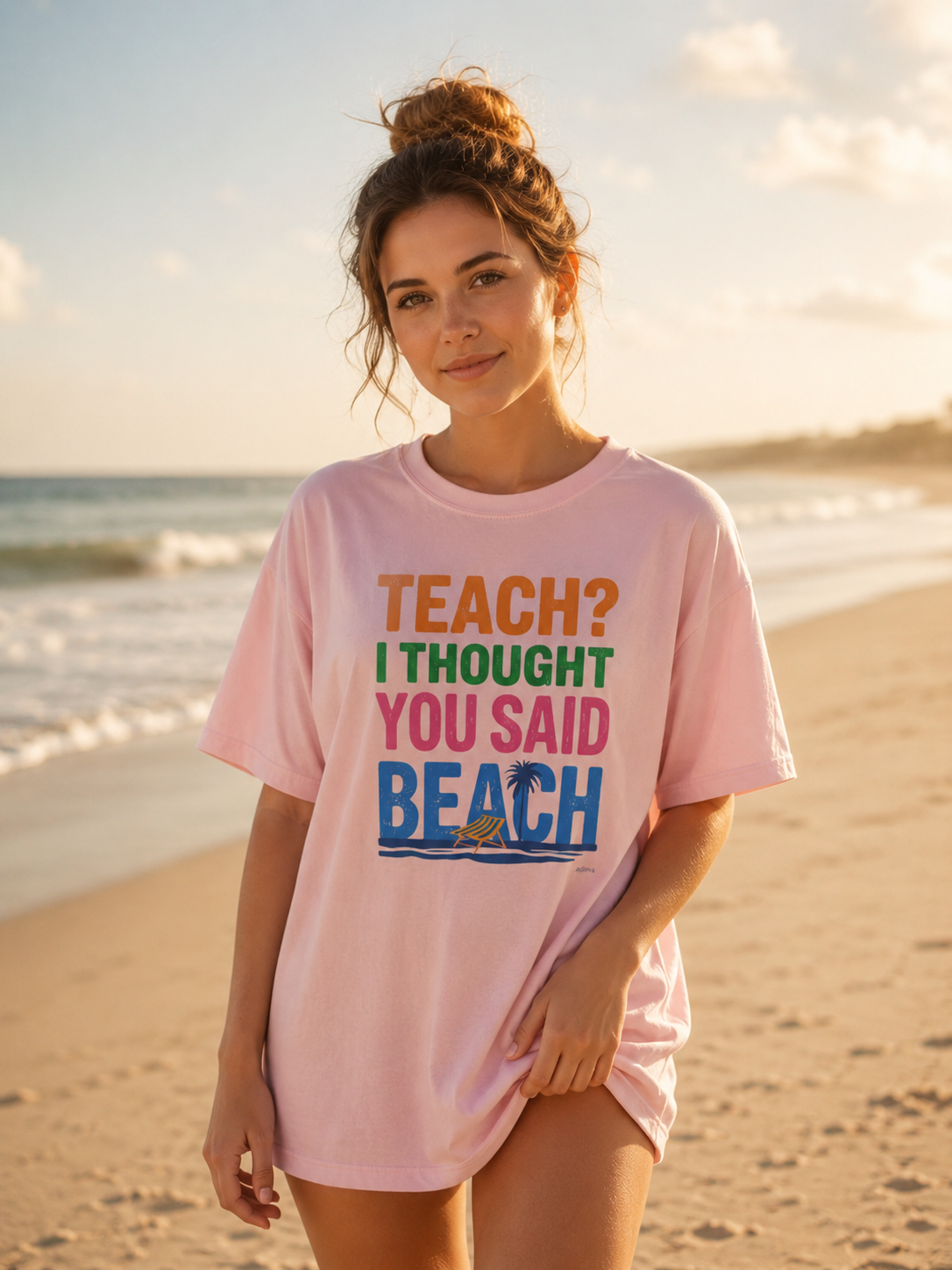 Teach? I Thought You Said Beach T-Shirt