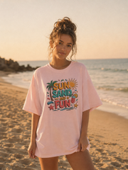 Sun, Sand and Fun Beach T-Shirt