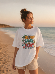 Sun, Sand and Fun Beach T-Shirt