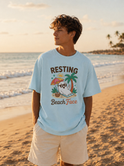 Resting Beach Face Ghost T-Shirt