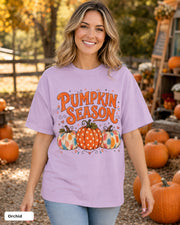 Pumpkin Season T-shirt — Comfort Colors 1717 — Orchid