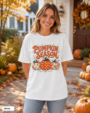 Pumpkin Season T-shirt — Comfort Colors 1717 — White