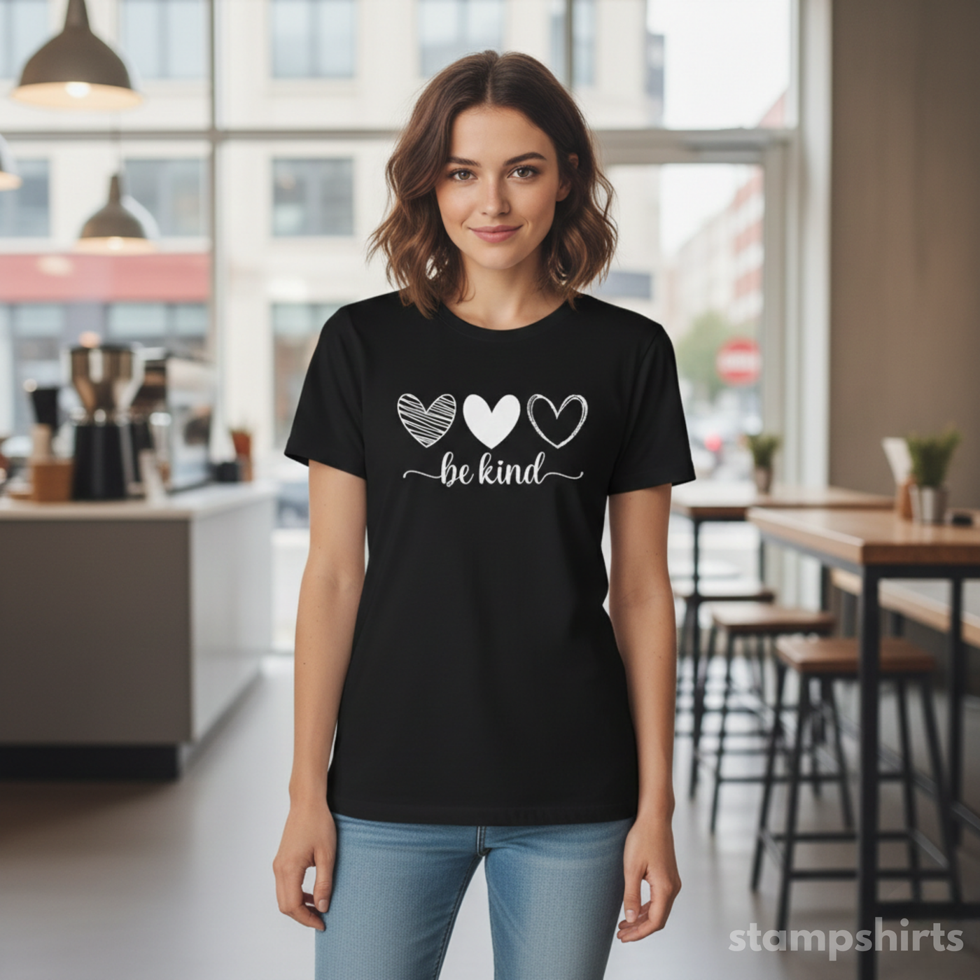 Be Kind Heart T-Shirt image 5