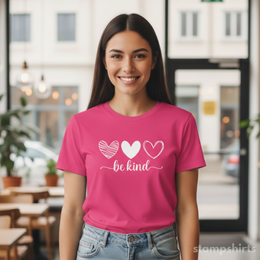 Be Kind Heart T-Shirt thumbnail 3