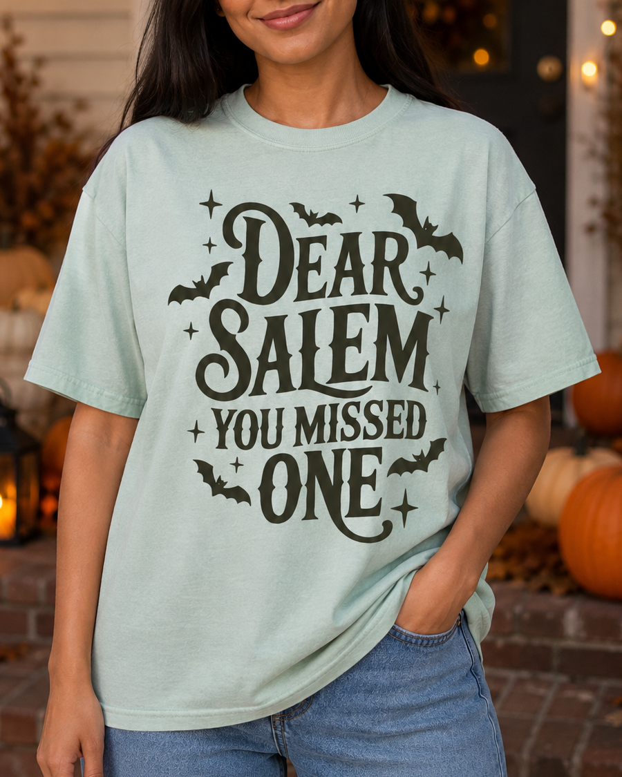 Dear Salem You Missed One Witch Halloween T-Shirt