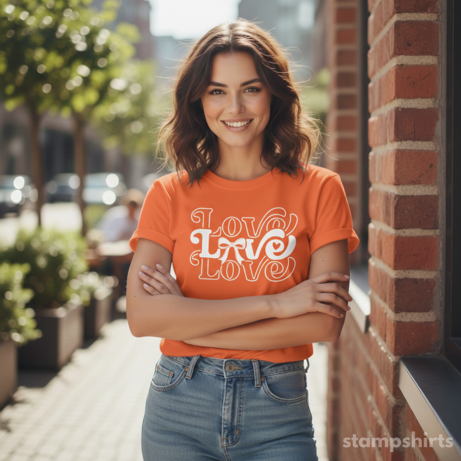 Love Retro Script T-Shirt