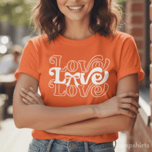 Love Retro Script T-Shirt