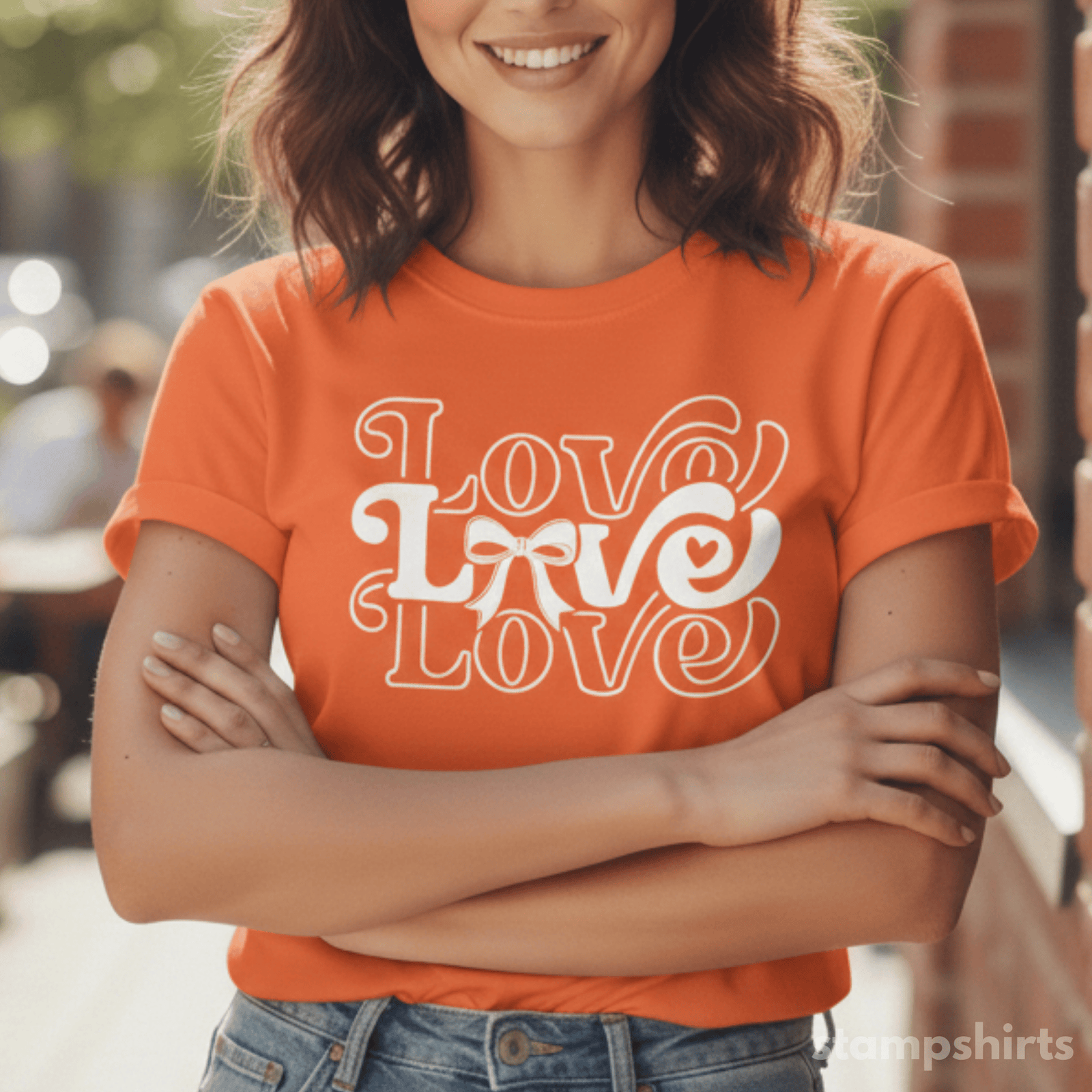 Love Retro Script T-Shirt