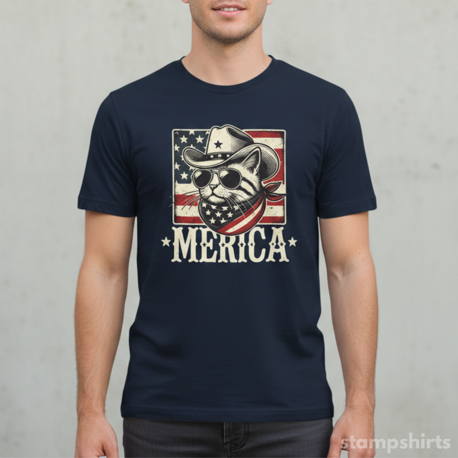 Merica Cowboy T‑Shirt