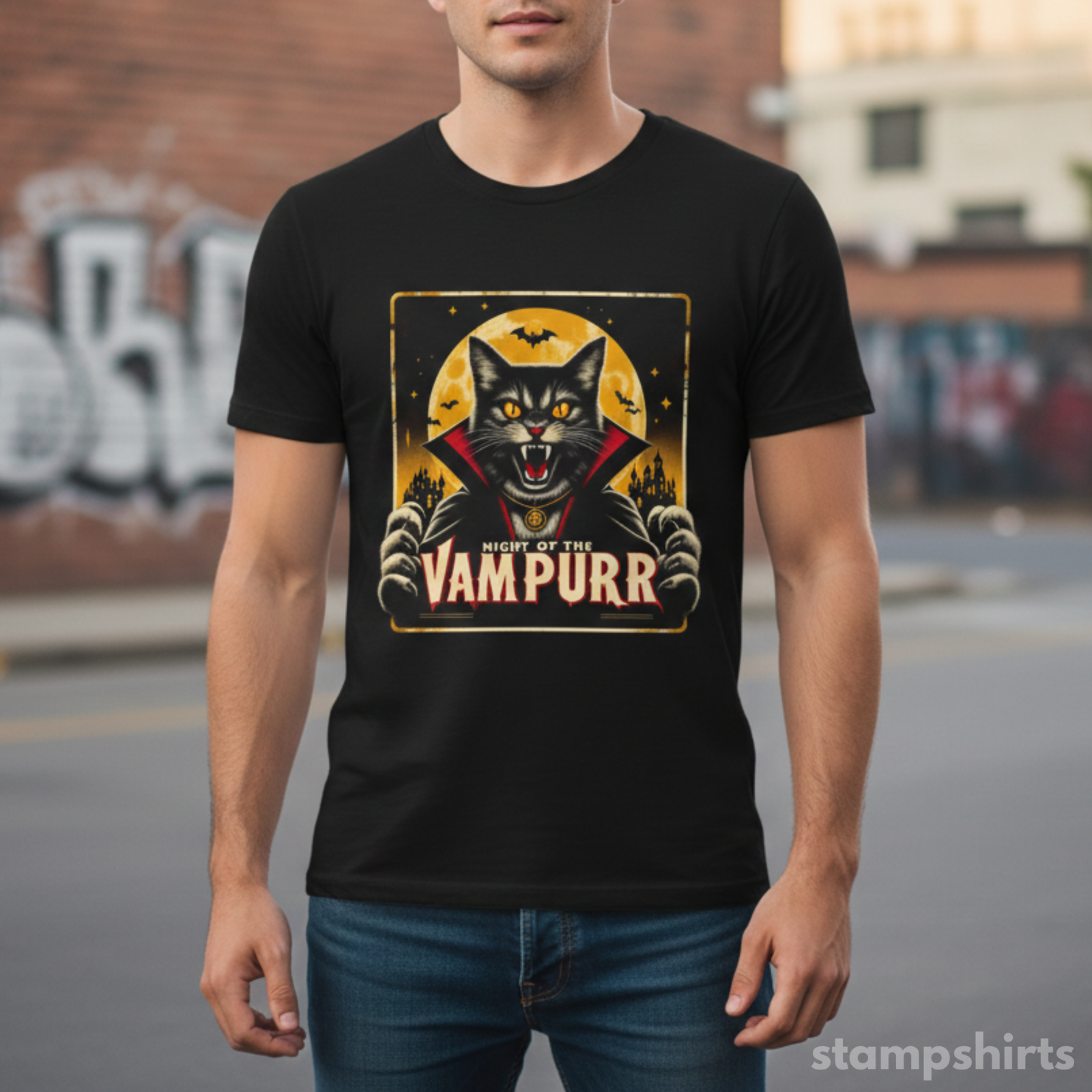 Night of the Vampurr T-Shirt