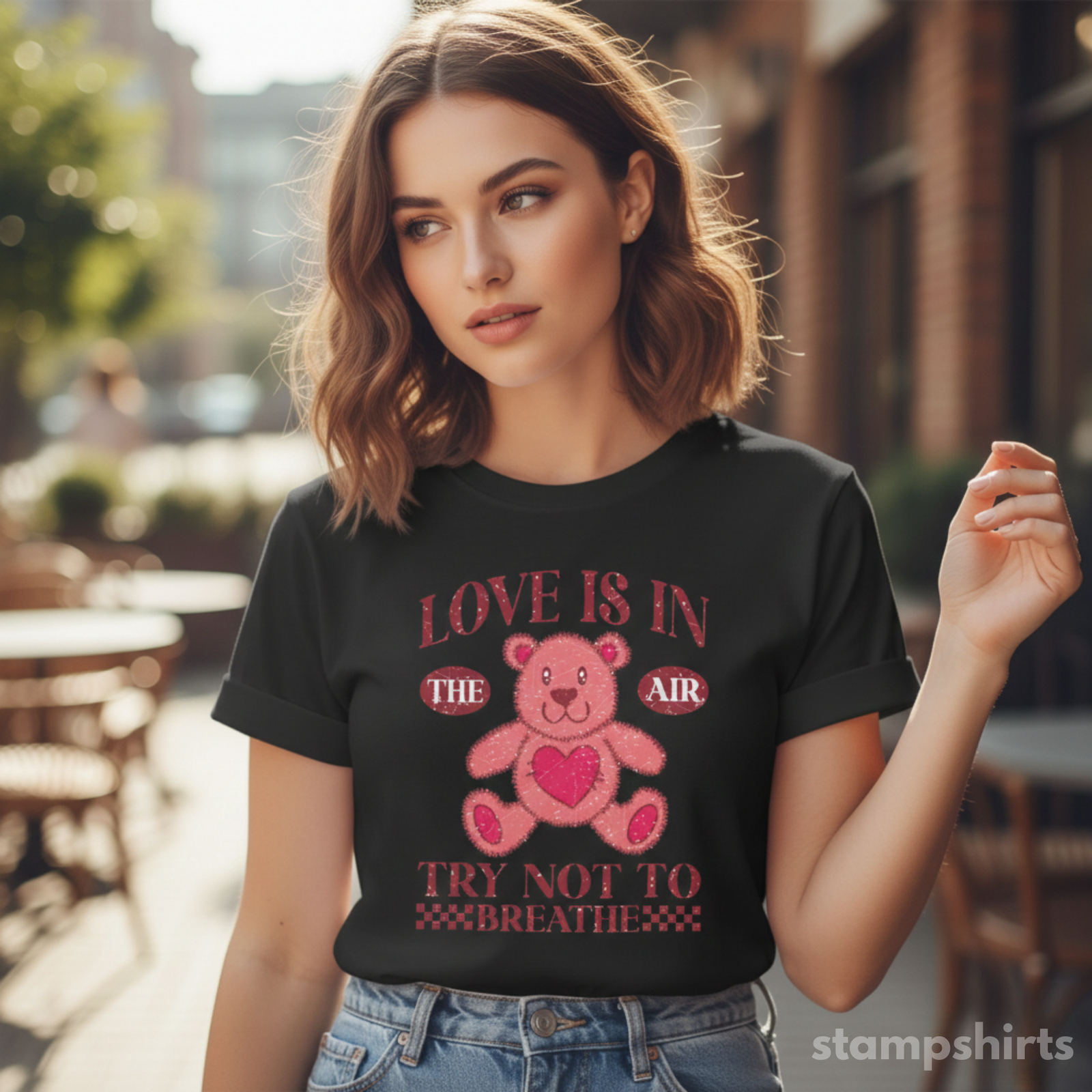 Love Is in the Air Teddy T-Shirt