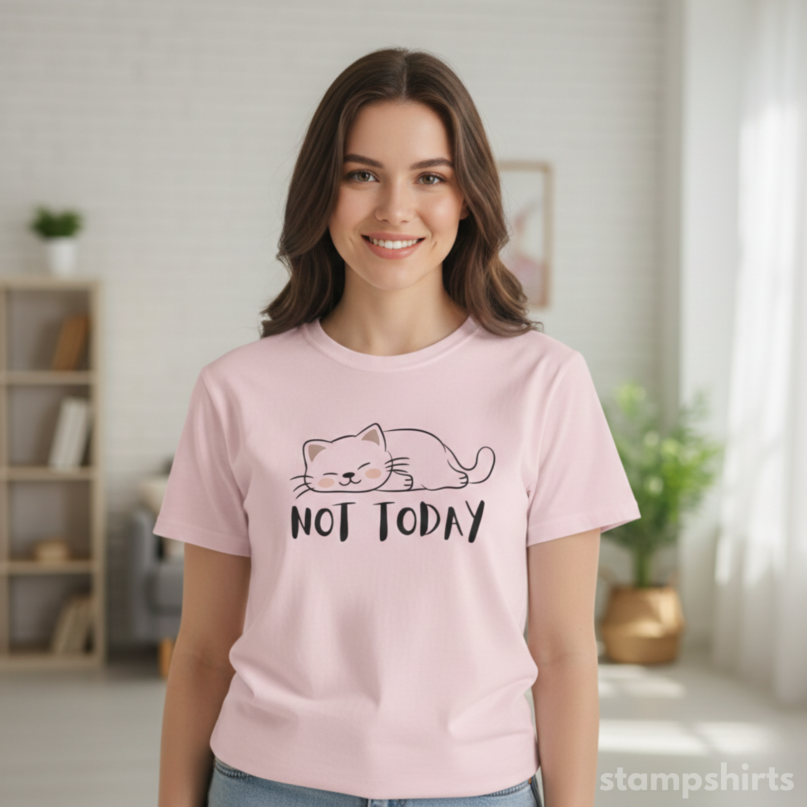 Not Today Cat T-Shirt
