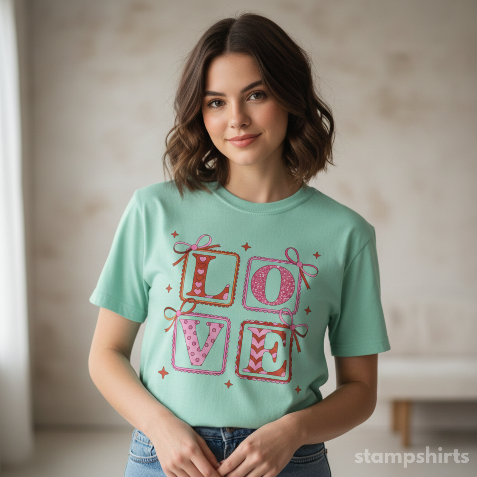 LOVE Block Graphic T-Shirt