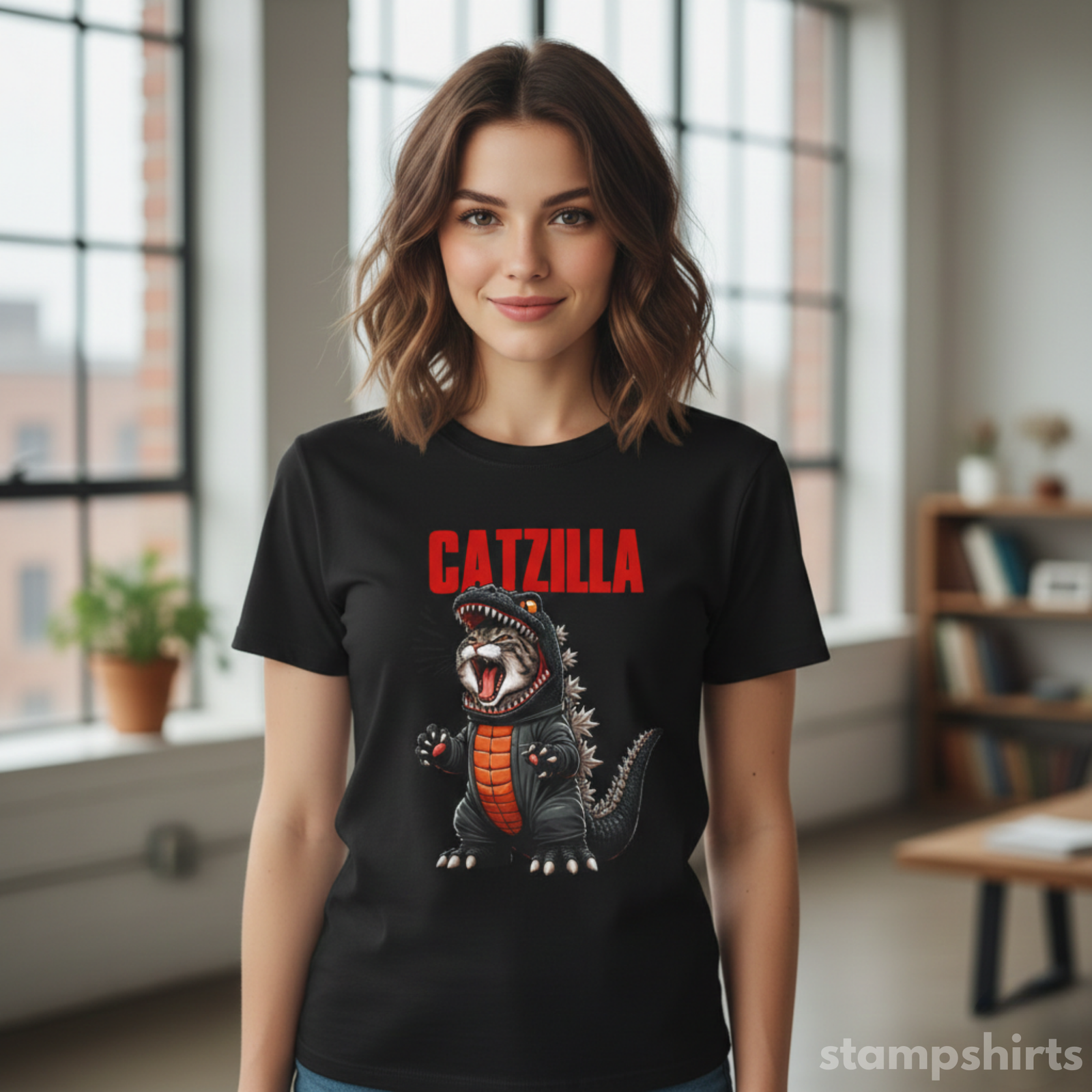 Catzilla Graphic T-Shirt