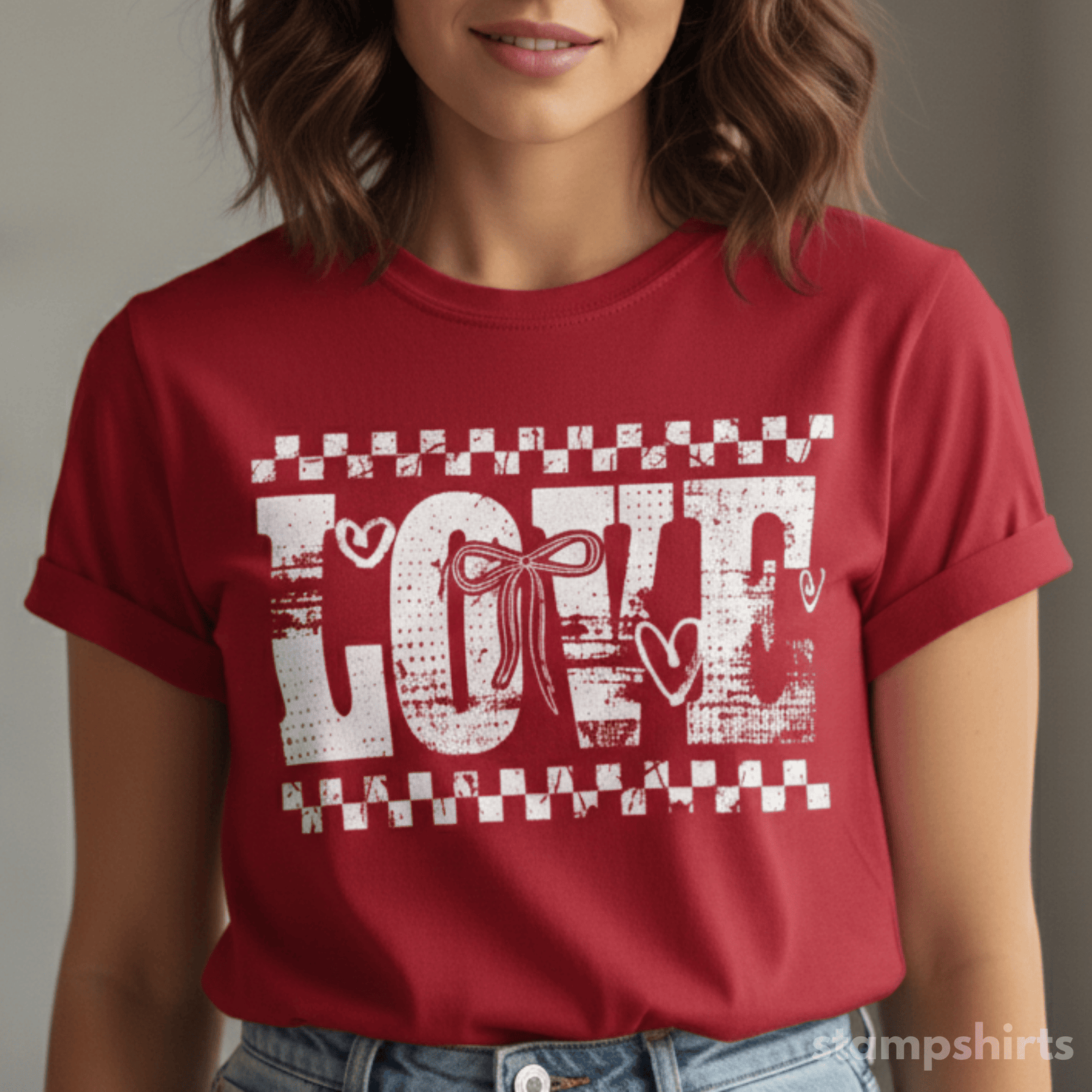 LOVE Checkerboard T-Shirt