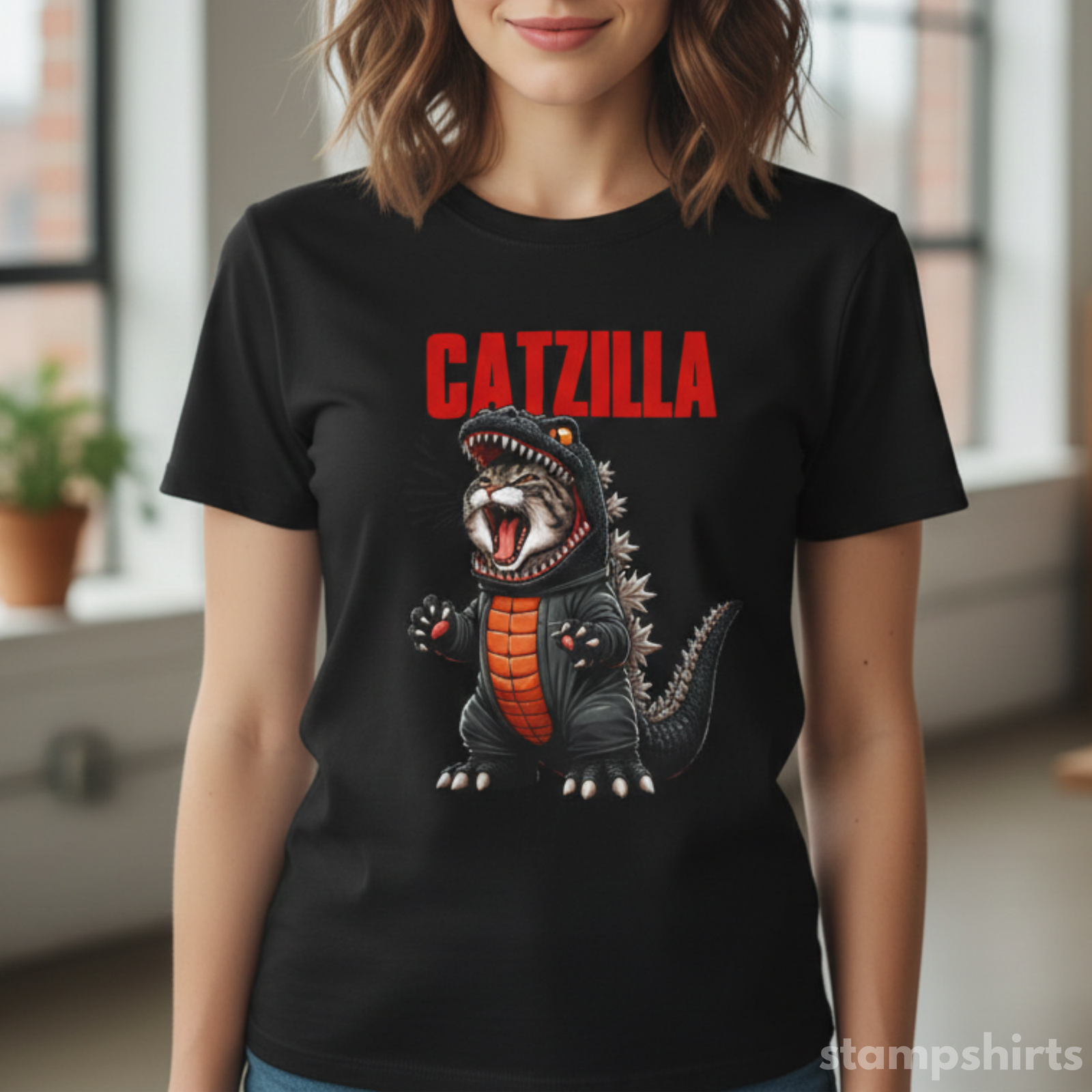 Catzilla Graphic T-Shirt