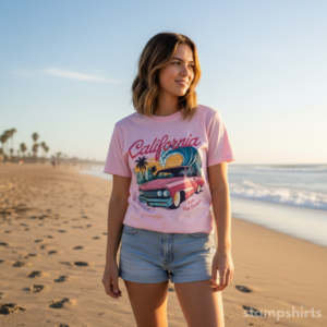 California Retro Car T-Shirt